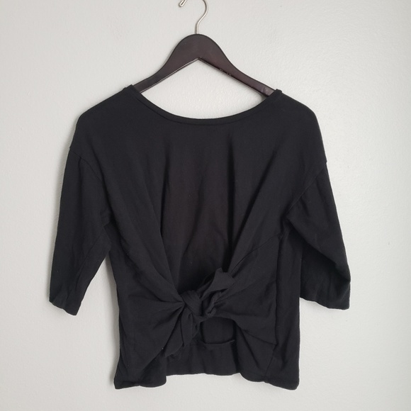 Express Tops - Express | Rib Wrap Tee- S